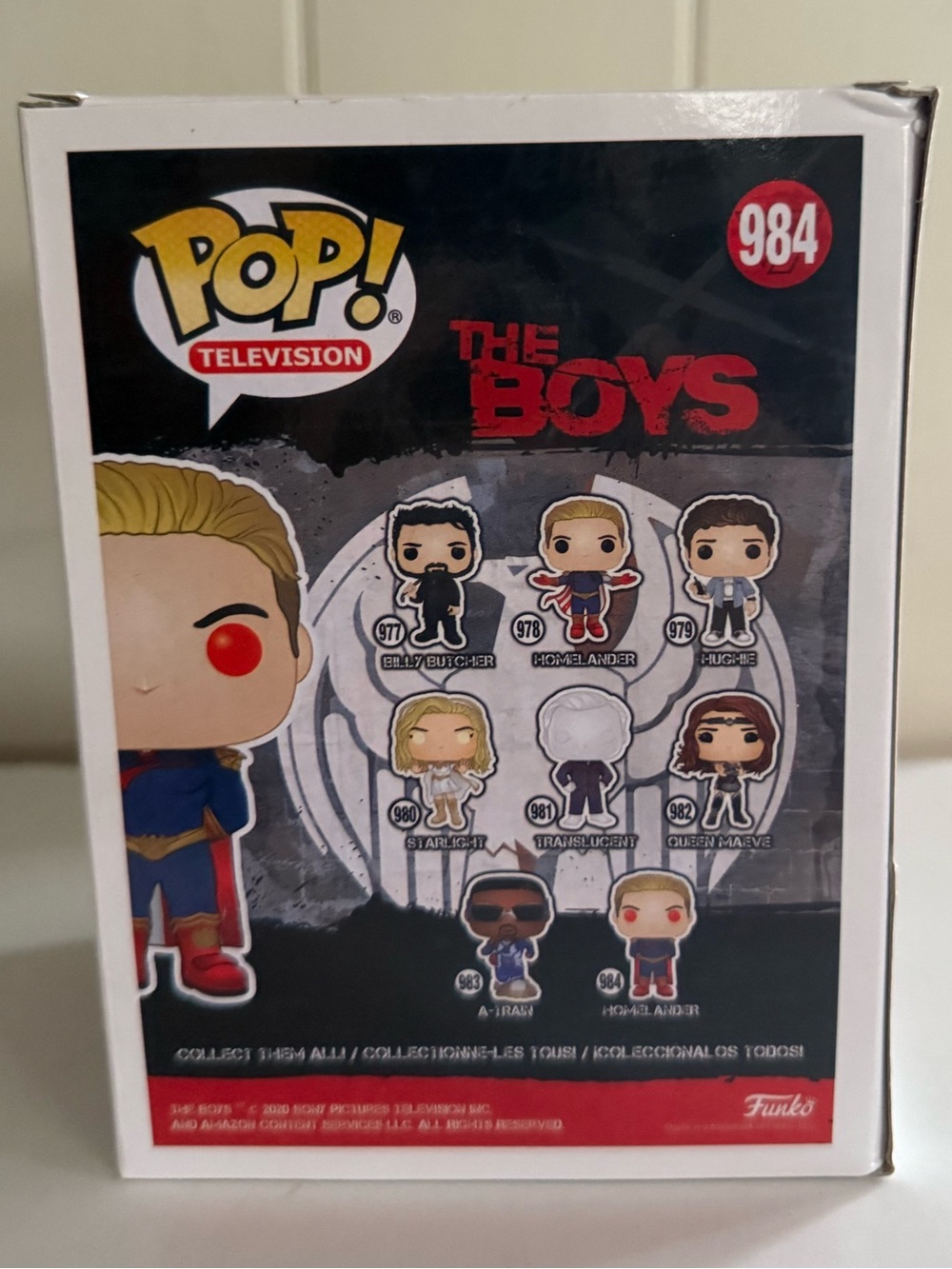 Funko Pop! The Boys Homelander Vinyl Figure - Blue, Red, Blonde - Picture 2 of 6